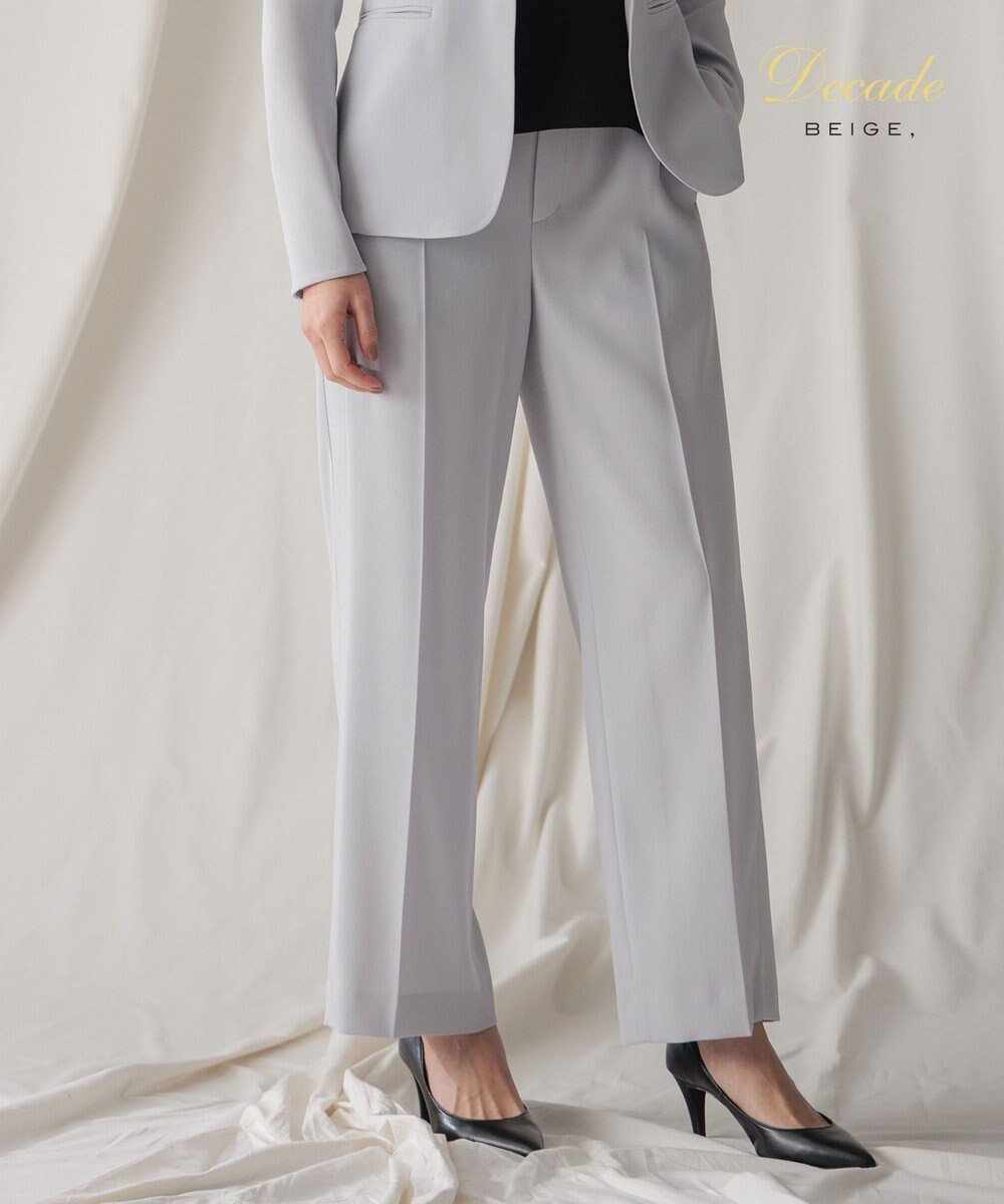【ベイジ,/BEIGE,】のCINDY / ワイドパンツ インテリア・キッズ・メンズ・レディースファッション・服の通販 founy(ファニー) 　ファッション　Fashion　レディースファッション　Fashion for Women　パンツ　Pants & Trousers　ウォッシャブル　Machine Washable　オケージョン　Occasion Wear　サテン　Satin, Glossy Fabric　ジャケット　Jacket, Outerwear　ストレッチ　Stretch, Stretchy Fabric　スーツ　Suit, Formalwear　セットアップ　Set-Up, Coordinated Outfit　タオル　Towel, Bath Towel　タンブラー　Tumbler, Travel Mug　トリミング　Trimming, Decorative Edge　人気　Popular, Best Seller　ワイド　Wide, Wide Fit　A/W・秋冬　Autumn/Winter　S/S・春夏　SS, Spring/Summer, Warm Season　おすすめ　Recommended / Our Picks　夏　Summer　ビジネス 仕事 通勤　Business / Work / Commuting　Ice blue|ID: prp329100004673980 ipo3291000000033779714