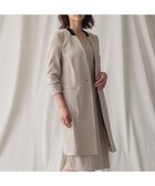 【ベイジ,/BEIGE,】のCINDY / ノーカラーロングジャケット Sand × Black|ID: prp329100004673984 ipo3291000000033779725