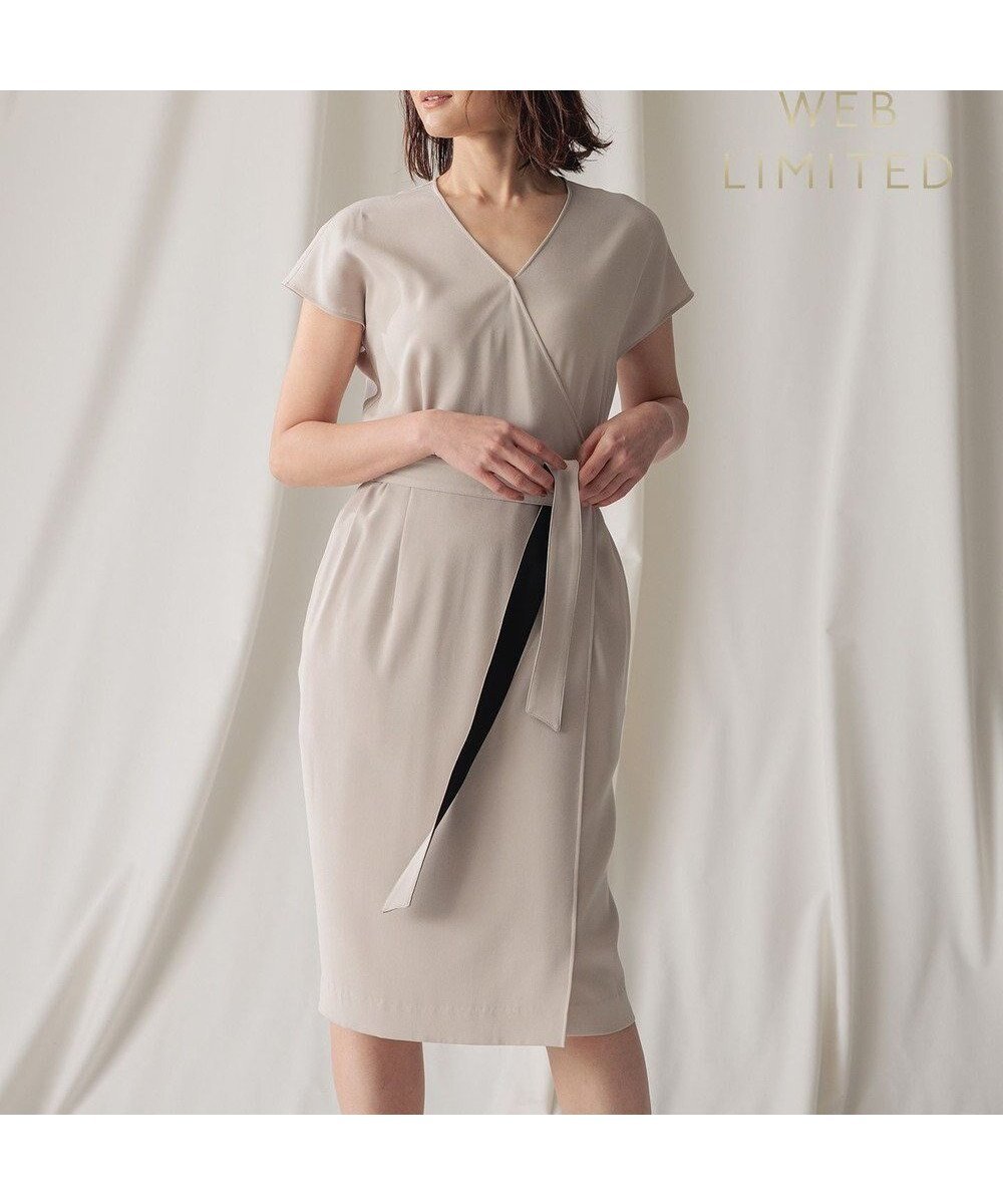 【ベイジ,/BEIGE,】の【WEB&一部店舗限定】CINDY / ラップドレス 人気、トレンドファッション・服の通販 founy(ファニー) 　ファッション　Fashion　レディースファッション　Fashion for Women　ワンピース　Dresses　フォーマル・パーティードレス・結婚式用ドレス　Elegant & Casual Dresses　ウォッシャブル　Machine Washable　オケージョン　Occasion Wear　サテン　Satin, Glossy Fabric　ジャケット　Jacket, Outerwear　ストレッチ　Stretch, Stretchy Fabric　スーツ　Suit, Formalwear　セットアップ　Set-Up, Coordinated Outfit　タオル　Towel, Bath Towel　タンブラー　Tumbler, Travel Mug　トリミング　Trimming, Decorative Edge　ドレス　Dress, One-Piece　ラップ　Wrap, Wrap Design　A/W・秋冬　Autumn/Winter　S/S・春夏　SS, Spring/Summer, Warm Season　おすすめ　Recommended / Our Picks　夏　Summer　エレガント 上品　Elegant　ビジネス 仕事 通勤　Business / Work / Commuting　 other-1|ID: prp329100004673993 ipo3291000000034290187