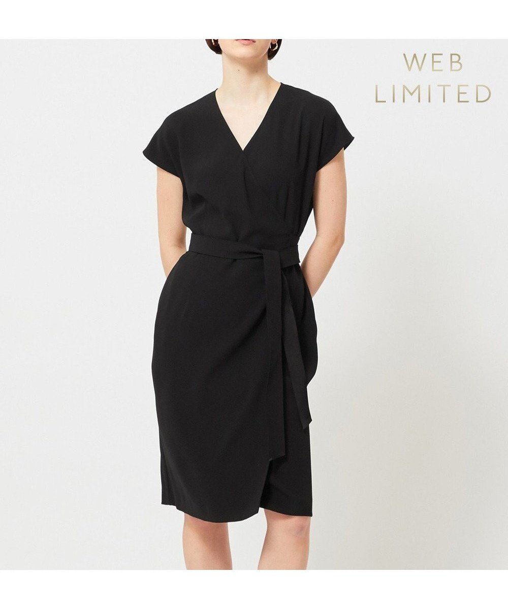 【ベイジ,/BEIGE,】の【WEB&一部店舗限定】CINDY / ラップドレス インテリア・キッズ・メンズ・レディースファッション・服の通販 founy(ファニー) 　ファッション　Fashion　レディースファッション　Fashion for Women　ワンピース　Dresses　フォーマル・パーティードレス・結婚式用ドレス　Elegant & Casual Dresses　ウォッシャブル　Machine Washable　オケージョン　Occasion Wear　サテン　Satin, Glossy Fabric　ジャケット　Jacket, Outerwear　ストレッチ　Stretch, Stretchy Fabric　スーツ　Suit, Formalwear　セットアップ　Set-Up, Coordinated Outfit　タオル　Towel, Bath Towel　タンブラー　Tumbler, Travel Mug　トリミング　Trimming, Decorative Edge　ドレス　Dress, One-Piece　ラップ　Wrap, Wrap Design　A/W・秋冬　Autumn/Winter　S/S・春夏　SS, Spring/Summer, Warm Season　おすすめ　Recommended / Our Picks　夏　Summer　エレガント 上品　Elegant　ビジネス 仕事 通勤　Business / Work / Commuting　Black × Black|ID: prp329100004673993 ipo3291000000034290195