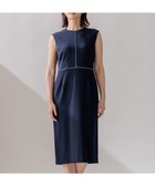 【ベイジ,/BEIGE,】のCINDY / クルーネックドレス Navy × White|ID: prp329100004674002 ipo3291000000034290243