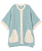 【ツモリチサト スリープ/tsumori chisato SLEEP】のツモリチサト カーディガン 6分袖 ルームウェア 横編みニット素材 あたたかい tsumori chisato SLEEP URW140 /ワコール ブルー|ID: prp329100004674005 ipo3291000000033779820