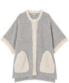 【ツモリチサト スリープ/tsumori chisato SLEEP】のツモリチサト カーディガン 6分袖 ルームウェア 横編みニット素材 あたたかい tsumori chisato SLEEP URW140 /ワコール グレー|ID: prp329100004674005 ipo3291000000033779821