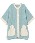 【ツモリチサト スリープ/tsumori chisato SLEEP】のツモリチサト カーディガン 6分袖 ルームウェア 横編みニット素材 あたたかい tsumori chisato SLEEP URW140 /ワコール ブルー|ID: prp329100004674005 ipo3291000000034290255