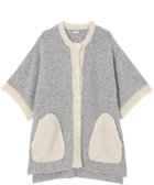 【ツモリチサト スリープ/tsumori chisato SLEEP】のツモリチサト カーディガン 6分袖 ルームウェア 横編みニット素材 あたたかい tsumori chisato SLEEP URW140 /ワコール グレー|ID: prp329100004674005 ipo3291000000034290257