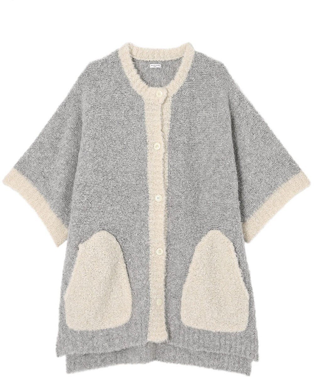 【ツモリチサト スリープ/tsumori chisato SLEEP】のツモリチサト カーディガン 6分袖 ルームウェア 横編みニット素材 あたたかい tsumori chisato SLEEP URW140 /ワコール インテリア・キッズ・メンズ・レディースファッション・服の通販 founy(ファニー) ファッション Fashion レディースファッション Fashion for Women トップス・カットソー Cut & Sew Tops ニット Knit Tops & Sweaters カーディガン・羽織り Layered Style Cardigans カーディガン Cardigan, Knitwear パジャマ Pajamas, Sleepwear ポケット Pocket, Pocket Detail グレー|ID: prp329100004674005 ipo3291000000034290257