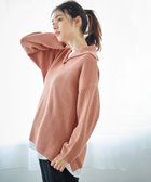 【エニー/ANY】の【洗濯機可能】ウールブレンドスキッパーネックニット コーラル|ID: prp329100004674074 ipo3291000000034323564