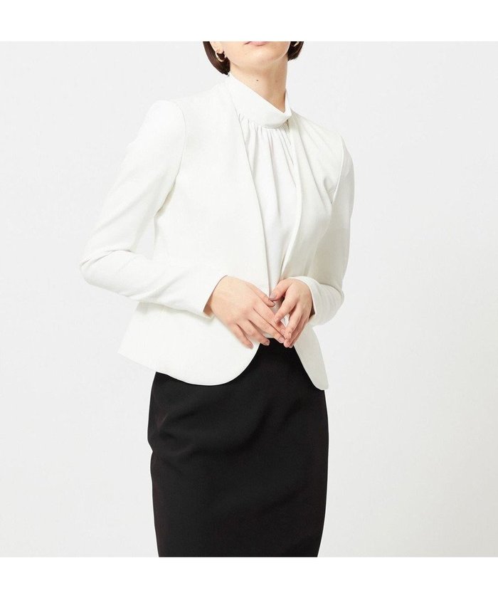 【ベイジ,/BEIGE,】のLUIZA / ノーカラージャケット インテリア・キッズ・メンズ・レディースファッション・服の通販 founy(ファニー) https://founy.com/ ファッション Fashion レディースファッション Fashion for Women アウター Coat / Outerwear Collection レディースジャケット・軽アウター Jackets ノーカラージャケット / シンプル上品コーデ Collarless Jackets インナー Innerwear オケージョン Occasion Wear ジャケット Jacket, Outerwear ストレッチ Stretch, Stretchy Fabric スーツ Suit, Formalwear チェリー Cherry, Cherry Pattern 人気 Popular, Best Seller ビジネス 仕事 通勤 Business / Work / Commuting 夏 Summer 定番 Standard, Basic Item S/S・春夏 SS, Spring/Summer, Warm Season 洗える Machine Washable A/W・秋冬 Autumn/Winter |ID: prp329100004674080 ipo3291000000033780095