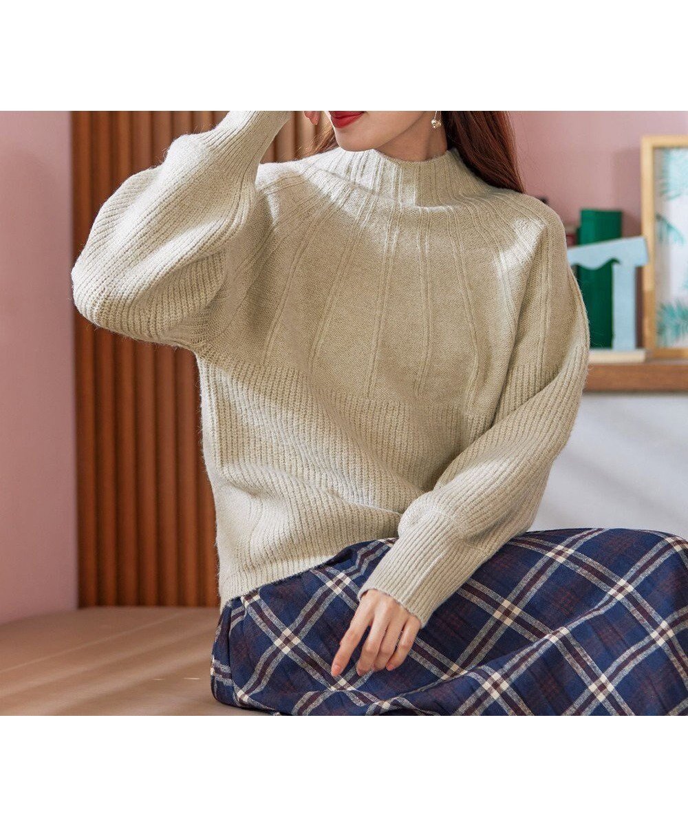 【ティアクラッセ/Tiaclasse】の【洗える】ピンタックボトルネックニットトップス 人気、トレンドファッション・服の通販 founy(ファニー) 　ファッション　Fashion　レディースファッション　Fashion for Women　トップス・カットソー　Cut & Sew Tops　ニット　Knit Tops & Sweaters　ウォッシャブル　Machine Washable　セーター　Sweater, Knitwear　チュニック　Tunic, Long Top　ボトルネック　Bottle Neck, Mock Neck　ポケット　Pocket, Pocket Detail　再入荷　Restock / Back in Stock　冬　Winter / This Winter　新作・新入荷　New Arrivals / New In　洗える　Machine Washable　秋　Autumn　A/W・秋冬　Autumn/Winter　 other-1|ID: prp329100004674085 ipo3291000000033780110