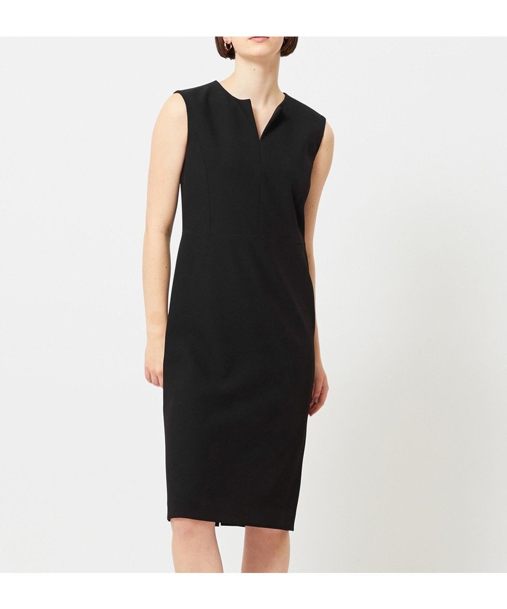 【ベイジ,/BEIGE,】のLUIZA / Iラインワンピース インテリア・キッズ・メンズ・レディースファッション・服の通販 founy(ファニー) 　ファッション　Fashion　レディースファッション　Fashion for Women　ワンピース　Dresses　オケージョン　Occasion Wear　シンプル　Simple, Minimal　ジャケット　Jacket, Outerwear　スタイリッシュ　Stylish, Fashionable　ストレッチ　Stretch, Stretchy Fabric　スーツ　Suit, Formalwear　セレモニー　Ceremony　チェリー　Cherry, Cherry Pattern　ドレス　Dress, One-Piece　フォーマル　Formal, Dressy　人気　Popular, Best Seller　ビジネス 仕事 通勤　Business / Work / Commuting　夏　Summer　定番　Standard, Basic Item　S/S・春夏　SS, Spring/Summer, Warm Season　A/W・秋冬　Autumn/Winter　Black|ID: prp329100004674088 ipo3291000000034291255