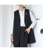 【ジェイ プレス/J.PRESS】の【WEB限定カラーあり・洗える】セラテリーダブルクロス ジレ ブラック系|ID: prp329100004674098 ipo3291000000034292713