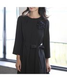 【ジェイ プレス/J.PRESS】の【WEB限定カラーあり・洗える】セラテリーダブルクロス ワンピース ブラック系|ID: prp329100004674102 ipo3291000000034230851