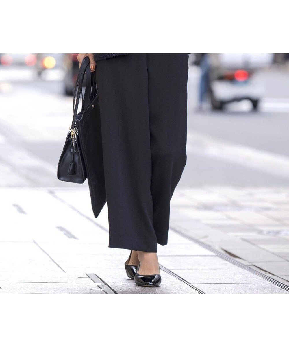 【ジェイ プレス/J.PRESS】の【WEB限定カラーあり・洗える】セラテリーダブルクロス セミワイド パンツ インテリア・キッズ・メンズ・レディースファッション・服の通販 founy(ファニー) 　ファッション　Fashion　レディースファッション　Fashion for Women　パンツ　Pants & Trousers　洗える　Machine Washable　ジャケット　Jacket, Outerwear　ストレッチ　Stretch, Stretchy Fabric　ストレート　Straight, Straight Cut　セットアップ　Set-Up, Coordinated Outfit　定番　Standard, Basic Item　ヨーク　Yoke, Yoke Design　ワイド　Wide, Wide Fit　A/W・秋冬　Autumn/Winter　エレガント 上品　Elegant　セレモニー　Ceremony　ビジネス 仕事 通勤　Business / Work / Commuting　ブラック系|ID: prp329100004674105 ipo3291000000033780187