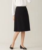 【ジェイ プレス/J.PRESS】の【WEB限定カラーあり・洗える】セラテリーダブルクロス フレアー スカート ブラック系|ID: prp329100004674107 ipo3291000000033780195