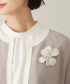 【ジェイ プレス/J.PRESS】のパール トリミング コサージュ アイボリー系|ID: prp329100004674132 ipo3291000000034292753