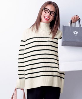 【アンフィーロ 自由区/UNFILO】 【洗える】あぜ編みオフタートルニット人気、トレンドファッション・服の通販 founy(ファニー) ファッション Fashion レディースファッション Fashion for Women トップス・カットソー Cut & Sew Tops ニット Knit Tops & Sweaters アクリル Acrylic Material ウォッシャブル Machine Washable 洗える Machine Washable スタイリッシュ Stylish, Fashionable スリット Slit, Slit Detail セーター Sweater, Knitwear タートルネック Turtleneck, High Neck リラックス Relax, Relaxed Fit A/W・秋冬 Autumn/Winter おすすめ Recommended / Our Picks |ID:prp329100004674137