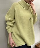 【アンフィーロ 自由区/UNFILO】の【洗える】あぜ編みオフタートルニット ピスタチオ|ID: prp329100004674137 ipo3291000000034566172