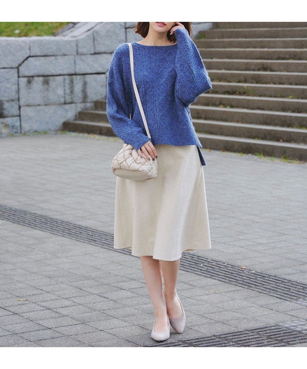 【ティアクラッセ/Tiaclasse】の【洗える】ラメツイードAラインフレアスカート インテリア・キッズ・メンズ・レディースファッション・服の通販 founy(ファニー) ファッション Fashion レディースファッション Fashion for Women スカート Skirts Aライン・フレアスカート A-Line & Flared Skirts シンプル Simple, Minimal チュニック Tunic, Long Top ツイード Twill, Twill Weave フェミニン Feminine, Girly フレア Flare, Flared ポケット Pocket, Pocket Detail エレガント 上品 Elegant 再入荷 Restock / Back in Stock 新作・新入荷 New Arrivals / New In 洗える Machine Washable A/W・秋冬 Autumn/Winter オフホワイト|ID: prp329100004674199 ipo3291000000033780531