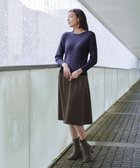 【ティアクラッセ/Tiaclasse】の【洗える】ラメツイードAラインフレアスカート モカ|ID: prp329100004674199 ipo3291000000033780533