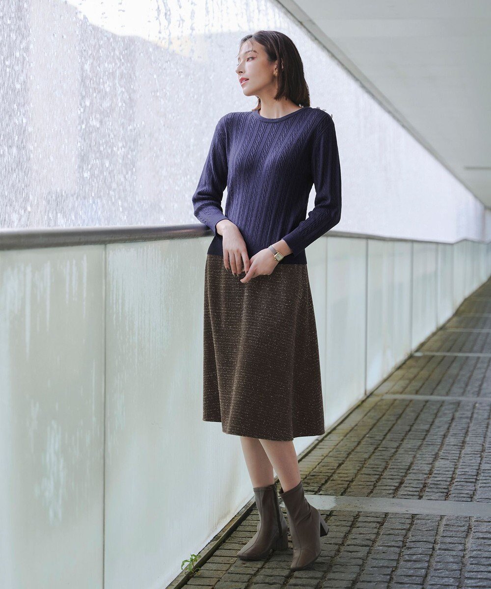 【ティアクラッセ/Tiaclasse】の【洗える】ラメツイードAラインフレアスカート インテリア・キッズ・メンズ・レディースファッション・服の通販 founy(ファニー) ファッション Fashion レディースファッション Fashion for Women スカート Skirts Aライン・フレアスカート A-Line & Flared Skirts シンプル Simple, Minimal チュニック Tunic, Long Top ツイード Twill, Twill Weave フェミニン Feminine, Girly フレア Flare, Flared ポケット Pocket, Pocket Detail エレガント 上品 Elegant 再入荷 Restock / Back in Stock 新作・新入荷 New Arrivals / New In 洗える Machine Washable A/W・秋冬 Autumn/Winter モカ|ID: prp329100004674199 ipo3291000000033780533