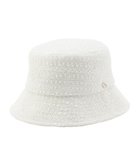 【ムーンバット/MOONBAT】のPAUL JOE ACCESSOIRES 【サイズ調整可】ネコチャーム付ツイードバケットハット UV ホワイト|ID: prp329100004674221 ipo3291000000034293543