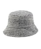 【ムーンバット/MOONBAT】のPAUL JOE ACCESSOIRES 【サイズ調整可】ネコチャーム付ツイードバケットハット UV ブラック|ID: prp329100004674221 ipo3291000000034293545