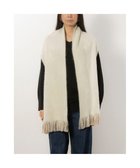 【アンビリオン/UNBILLION】のカシュネ cache nez / ラッセルミンク起毛リバーシブルマフラー アイボリー|ID: prp329100004674232 ipo3291000000034270156