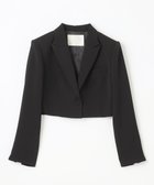 【グレース コンチネンタル/GRACE CONTINENTAL】のトリアセショート丈ジャケット 人気、トレンドファッション・服の通販 founy(ファニー) ファッション Fashion レディースファッション Fashion for Women アウター Coat / Outerwear Collection レディースジャケット・軽アウター Jackets テーラードジャケット / 通勤・きれいめスタイル Tailored Jackets & Blazers インナー Innerwear クラシック Classic, Timeless Style ショート Short, Short Length シンプル Simple, Minimal ジャケット Jacket, Outerwear テーラード Tailored, Tailored Fit トレンド Trend, Trending Now ドレス Dress, One-Piece 夏 Summer 定番 Standard, Basic Item S/S・春夏 SS, Spring/Summer, Warm Season A/W・秋冬 Autumn/Winter thumbnail ブラック|ID: prp329100004674249 ipo3291000000034293690