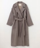 【グレース コンチネンタル/GRACE CONTINENTAL】のオーバーサイズミリタリーコート グレー|ID: prp329100004674289 ipo3291000000033780897