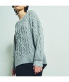 【グレース コンチネンタル/GRACE CONTINENTAL】のスパングルケーブルニット グレー|ID: prp329100004674299 ipo3291000000033780941