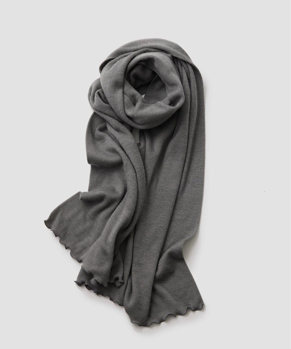 【トック/TOQUE】の〈大草直子さんアドバイザー〉ロイヤルベビーアルパカ 針抜きスムス ストール インテリア・キッズ・メンズ・レディースファッション・服の通販 founy(ファニー) 　ファッション　Fashion　レディースファッション　Fashion for Women　ショール　Shawl, Wrap　ストール　Stole, Wrap　別注　Limited Edition, Custom Order　ループ　Loop, Loop Knit　A/W・秋冬　Autumn/Winter　グレー|ID: prp329100004674340 ipo3291000000034292561