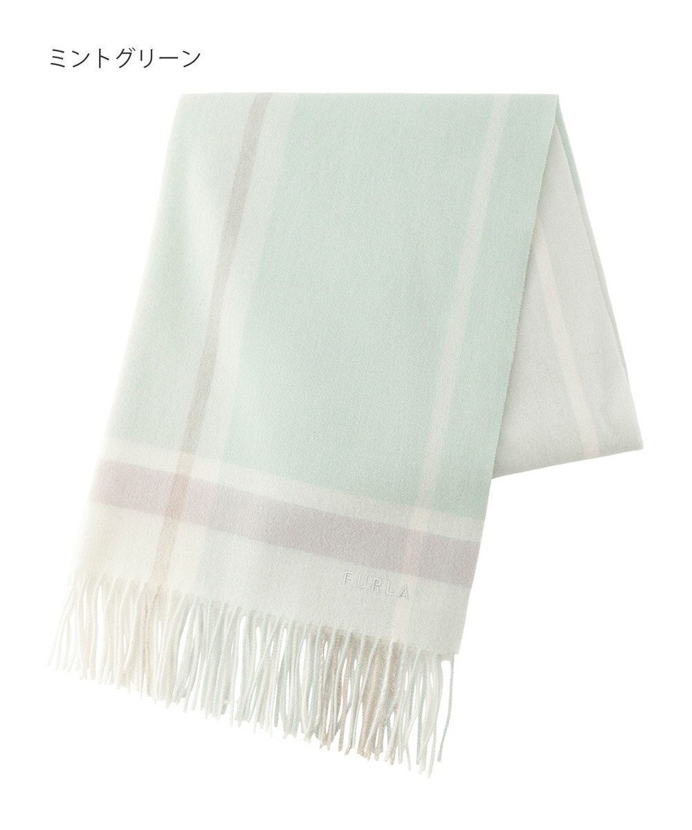 【ムーンバット/MOONBAT】のFURLA ウール超大判ブロックチェックラメストール/幅70cm インテリア・キッズ・メンズ・レディースファッション・服の通販 founy(ファニー) ファッション Fashion レディースファッション Fashion for Women イタリア Italy エレガント 上品 Elegant コレクション Collection, Seasonal Line ショール Shawl, Wrap ストール Stole, Wrap パターン Pattern, Design Print ビッグ Big, Oversized A/W・秋冬 Autumn/Winter ミントグリーン|ID: prp329100004674341 ipo3291000000034292568