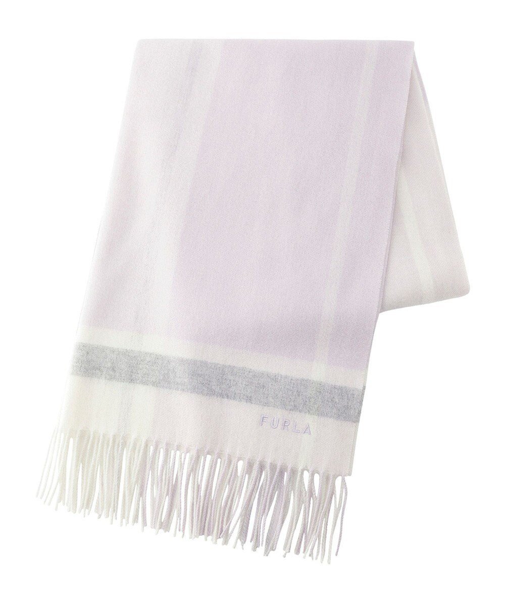 【ムーンバット/MOONBAT】のFURLA ウール超大判ブロックチェックラメストール/幅70cm インテリア・キッズ・メンズ・レディースファッション・服の通販 founy(ファニー) ファッション Fashion レディースファッション Fashion for Women イタリア Italy エレガント 上品 Elegant コレクション Collection, Seasonal Line ショール Shawl, Wrap ストール Stole, Wrap パターン Pattern, Design Print ビッグ Big, Oversized A/W・秋冬 Autumn/Winter ライトパープル|ID: prp329100004674341 ipo3291000000034292569