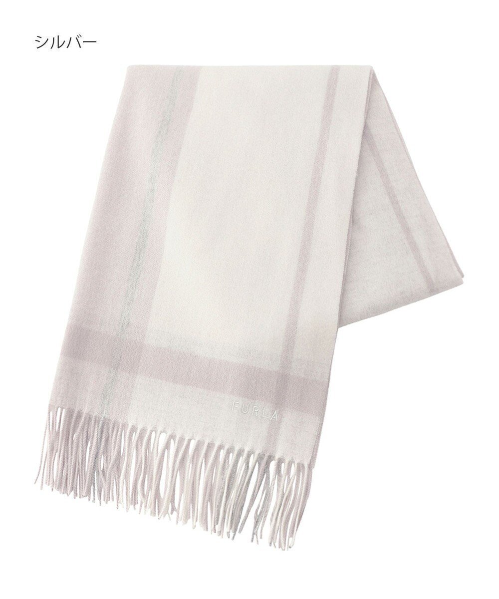 【ムーンバット/MOONBAT】のFURLA ウール超大判ブロックチェックラメストール/幅70cm インテリア・キッズ・メンズ・レディースファッション・服の通販 founy(ファニー) ファッション Fashion レディースファッション Fashion for Women イタリア Italy エレガント 上品 Elegant コレクション Collection, Seasonal Line ショール Shawl, Wrap ストール Stole, Wrap パターン Pattern, Design Print ビッグ Big, Oversized A/W・秋冬 Autumn/Winter シルバー|ID: prp329100004674341 ipo3291000000034292570