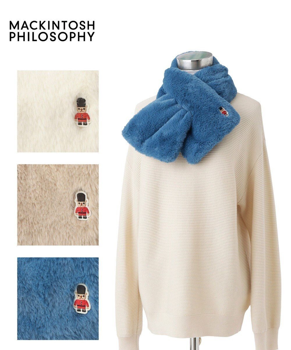 【ムーンバット/MOONBAT】のMACKINTOSH PHILOSOPHY バッキンガムベア付きフェイクファーマフラー インテリア・キッズ・メンズ・レディースファッション・服の通販 founy(ファニー) ファッション Fashion レディースファッション Fashion for Women マフラー・スヌード / 冬小物の定番 Scarves & Mufflers クラシック Classic, Timeless Style コレクション Collection, Seasonal Line シンプル Simple, Minimal スヌード Snood, Infinity Scarf タオル Towel, Bath Towel フェイクファー Faux Fur, Imitation Fur 防寒 Cold Protection, Winter-Ready マフラー Scarf, Muffler モダン Modern, Contemporary ロンドン London Style, British Inspired ワンポイント One Point, Statement Accent A/W・秋冬 Autumn/Winter ターコイズブルー|ID: prp329100004674357 ipo3291000000034292670