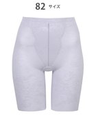 【ワコール/WACOAL】のガードル ロング丈 【EverChic】 綿混メッシュ生地(本体) 通気性(本体) ほどよくおなか押さえ フリーカッティング仕様(裾) レディース GRC430 /ワコール グレー|ID: prp329100004674370 ipo3291000000034299305