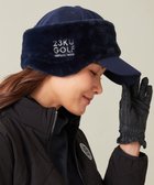 【23区 ゴルフ/NIJYUSANKU GOLF】の【WOMEN】イヤーウォーム キャップ ネイビー系|ID: prp329100004674445 ipo3291000000034293309