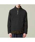 【ジェイプレスヨークストリート/J.PRESS YORK STREET】の【UNISEX】NEW ENGLAND ハーフジップニット グレー系|ID: prp329100004674446 ipo3291000000033781494