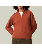【ジェイプレスヨークストリート/J.PRESS YORK STREET】の【UNISEX】NEW ENGLAND ハーフジップニット オレンジ系|ID: prp329100004674446 ipo3291000000033781495