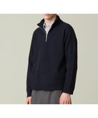 【ジェイプレスヨークストリート/J.PRESS YORK STREET】の【UNISEX】NEW ENGLAND ハーフジップニット ネイビー系|ID: prp329100004674446 ipo3291000000033781497