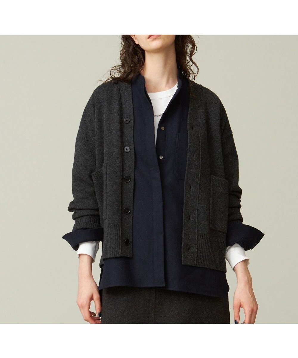 【ジェイプレスヨークストリート/J.PRESS YORK STREET】の【UNISEX】NEW ENGLAND ニットカーディガン インテリア・キッズ・メンズ・レディースファッション・服の通販 founy(ファニー) 　ファッション　Fashion　レディースファッション　Fashion for Women　トップス・カットソー　Cut & Sew Tops　ニット　Knit Tops & Sweaters　カーディガン・羽織り　Layered Style Cardigans　カーディガン　Cardigan, Knitwear　スウェット / スエット　Sweatshirt, Sweatwear　なめらか　Smooth, Silky Texture　ユニセックス　Unisex, Genderless　リラックス　Relax, Relaxed Fit　A/W・秋冬　Autumn/Winter　おすすめ　Recommended / Our Picks　グレー系|ID: prp329100004674447 ipo3291000000033781499