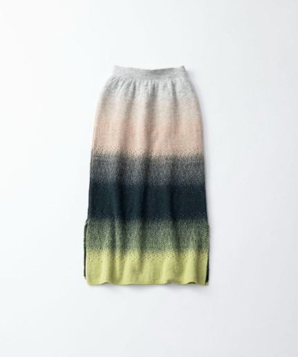 【トリコテ/Tricote】のGRADATION SHAGGY SKIRT/グラデーションシャギースカート インテリア・キッズ・メンズ・レディースファッション・服の通販 founy(ファニー) 　ファッション　Fashion　レディースファッション　Fashion for Women　スカート　Skirts　アクセサリー　Fashion Accessories　グラデーション　Gradient, Ombre　スリット　Slit, Slit Detail　タンブラー　Tumbler, Travel Mug　夏　Summer　S/S・春夏　SS, Spring/Summer, Warm Season　A/W・秋冬　Autumn/Winter　42GREEN|ID: prp329100004674448 ipo3291000000033781505