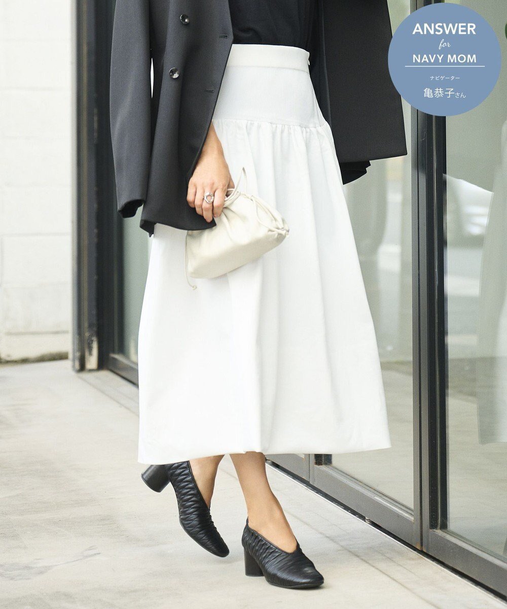 【ハッシュニュアンス/#Newans】の【セレモニーにも】バルーンフレアニットスカート 人気、トレンドファッション・服の通販 founy(ファニー) 　ファッション　Fashion　レディースファッション　Fashion for Women　スカート　Skirts　おすすめ　Recommended / Our Picks　ギャザー　Gathered, Ruffled　ストレッチ　Stretch, Stretchy Fabric　セットアップ　Set-Up, Coordinated Outfit　セレモニー　Ceremony　バルーン　Balloon, Balloon Silhouette　エレガント 上品　Elegant　A/W・秋冬　Autumn/Winter　軽量　Lightweight, Ultra Light　 other-1|ID: prp329100004674462 ipo3291000000035601786