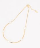 【自由区/JIYU-KU】のカーブバー淡水パール ネックレス ゴールド系|ID: prp329100004674463 ipo3291000000034293503