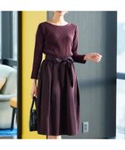 【ティアクラッセ/Tiaclasse】の【洗える】タフタスカートドッキングワンピース ボルドー|ID: prp329100004674471 ipo3291000000034293802