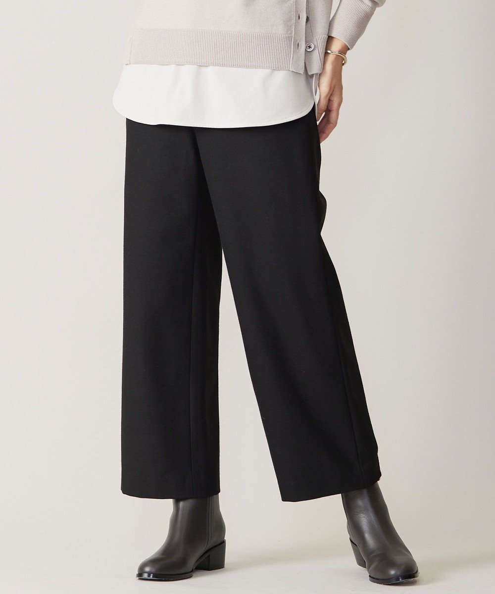 【ジェイ プレス/J.PRESS】の【洗える】チェルビック セミワイド パンツ 人気、トレンドファッション・服の通販 founy(ファニー) 　ファッション　Fashion　レディースファッション　Fashion for Women　パンツ　Pants & Trousers　ストレッチ　Stretch, Stretchy Fabric　ストレート　Straight, Straight Cut　スニーカー　Sneakers, Trainers　ダウン　Down, Puffer　バランス　Balance, Style Balance　ピーチ　Peach, Soft Touch　ワイド　Wide, Wide Fit　人気　Popular, Best Seller　定番　Standard, Basic Item　洗える　Machine Washable　A/W・秋冬　Autumn/Winter　 other-1|ID: prp329100004674475 ipo3291000000033781601