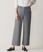 【ジェイ プレス/J.PRESS】の【洗える】チェルビック セミワイド パンツ グレー系|ID: prp329100004674475 ipo3291000000034293869