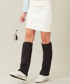 【23区 ゴルフ/NIJYUSANKU GOLF】の【WOMEN】タフタレッグウォーマー ブラック系|ID: prp329100004674488 ipo3291000000034178489