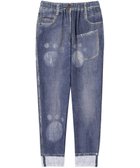 【ツモリチサト スリープ/tsumori chisato SLEEP】のツモリチサト ボトムス ロングパンツ ルームウェア 綿100%(本体) ミニ裏毛素材 デニム風プリント サルエルパンツ tsumori chisato SLEEP UOX558 /ワコール コン|ID: prp329100004674512 ipo3291000000034294129