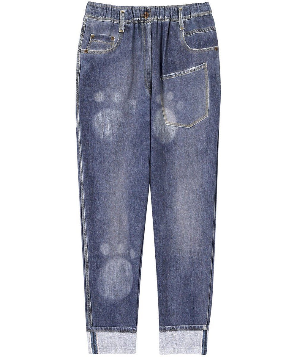 【ツモリチサト スリープ/tsumori chisato SLEEP】のツモリチサト ボトムス ロングパンツ ルームウェア 綿100%(本体) ミニ裏毛素材 デニム風プリント サルエルパンツ tsumori chisato SLEEP UOX558 /ワコール インテリア・キッズ・メンズ・レディースファッション・服の通販 founy(ファニー)  ファッション Fashion レディースファッション Fashion for Women パンツ Pants & Trousers デニム Denim, Jeans Material パジャマ Pajamas, Sleepwear プリント Print, Printed Pattern ボトム Bottoms, Lower Wear ポケット Pocket, Pocket Detail ロング Long, Long-Length コン|ID: prp329100004674512 ipo3291000000034294129